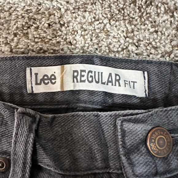 LEE Men's Regular Fit Denim Jeans Size 38X32 In Dark Wash - Picture 3 of 9
